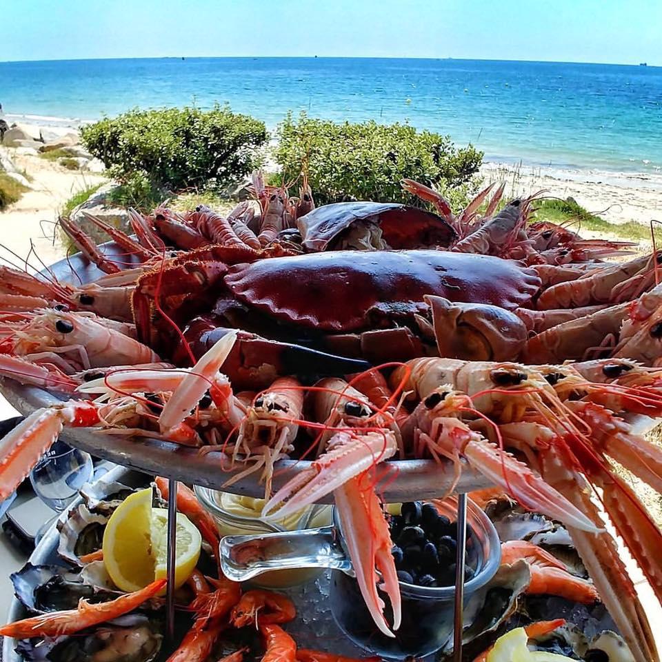 Logis Hotel & Restaurant Les Mouettes - Larmor Plage, Proche De Lorient Eksteriør bilde